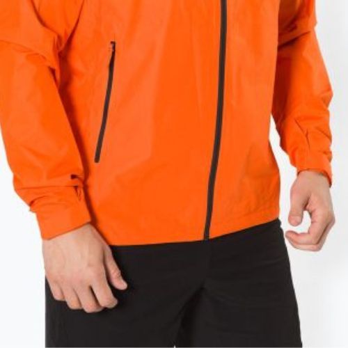 Giacca da pioggia Salewa da uomo Puez Aqua 3 PTX rosso/arancio