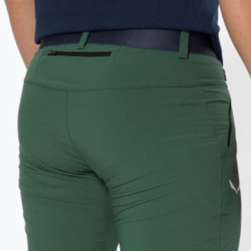 Pantaloni softshell da uomo Salewa Pedroc 3 DST verde grezzo