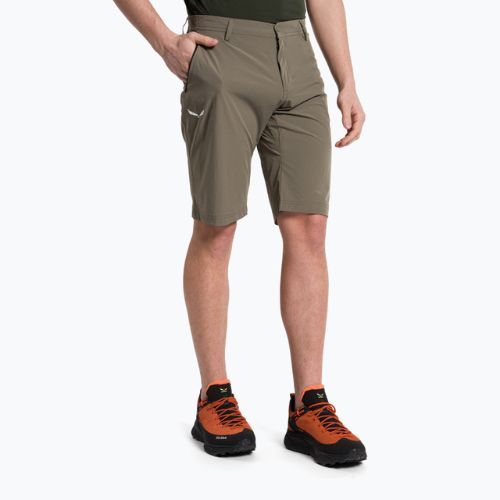 Pantaloncini da trekking Salewa Talveno DST da uomo con cordino elastico