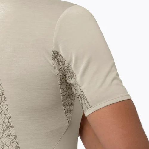 Maglietta da trekking Salewa da donna Puez Graphic 2 Dry avena melange