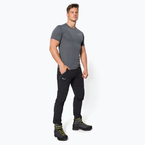 Camicia da trekking Salewa Pedroc 3 Dry onyx melange da uomo