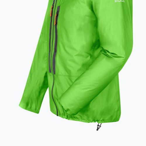 Giacca da pioggia Salewa Lagorai GTX Active da uomo, rana pallida
