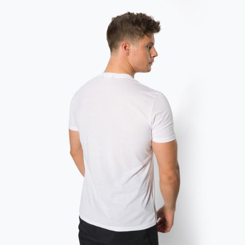 Maglietta da trekking Salewa Lines Graphic Dry optical bianca da uomo