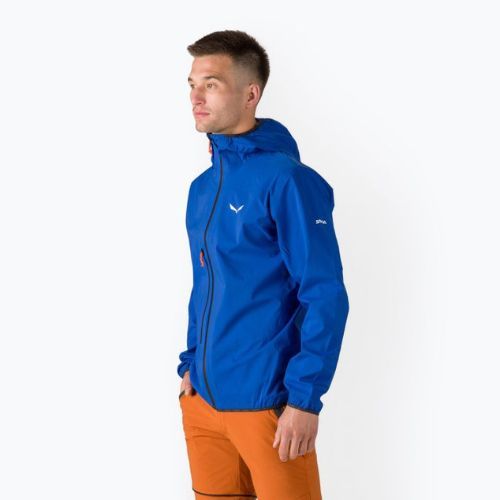Giacca da pioggia Salewa Agner 2 PTX 3L elettrica da uomo