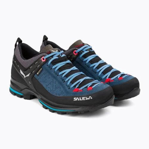 Salewa MTN Trainer 2 GTX scarpe da trekking da donna dark denim/fluo coral