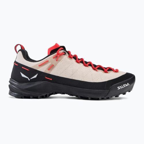 Salewa Wildfire Canvas, scarpe da trekking da donna, farina d'avena/nero