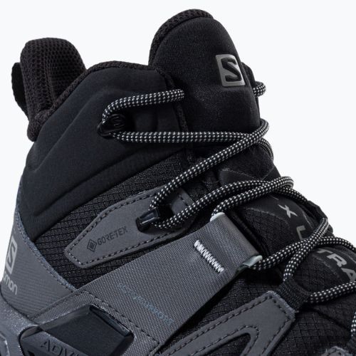 Scarpe da trekking da uomo Salomon X Ultra 4 Mid GTX nero/magnete/perla