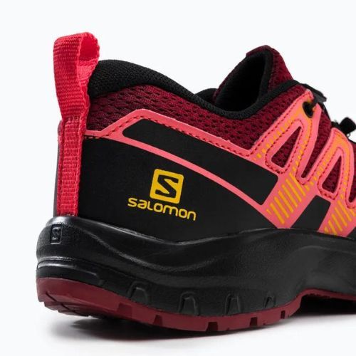 Salomon XA Pro V8, scarpe da corsa per bambini, dalia/nero/pordo