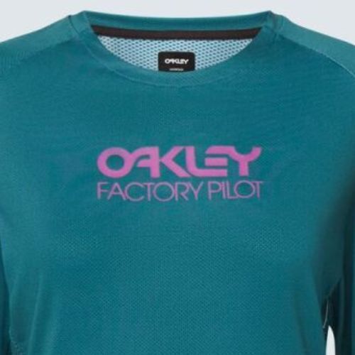 Oakley WMNS Factory Pilot bayberry a manica lunga da ciclismo da donna