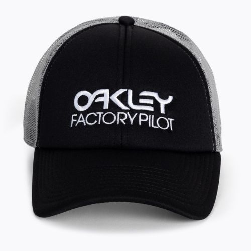 Cappello da baseball Oakley Factory Pilot Trucker blackout da uomo