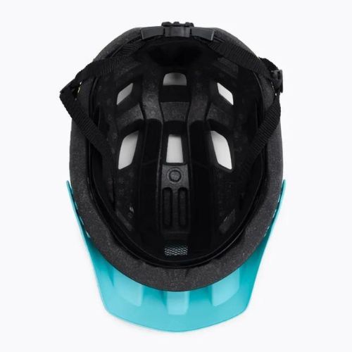 Casco da bici UVEX Access nero aqua/lime opaco
