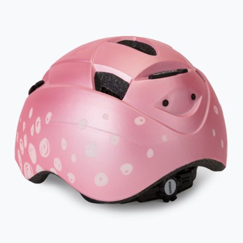 Casco da bici per bambini UVEX Kid 2 CC rosa a pois opaco