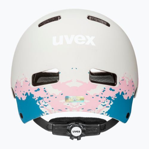 Casco da bici per bambini UVEX Kid 3 CC grigio pompelmo opaco