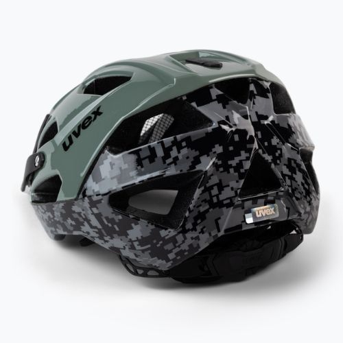 Casco da bicicletta UVEX Quatro pixelcamo olive