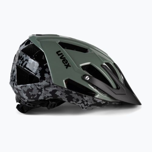 Casco da bicicletta UVEX Quatro pixelcamo olive