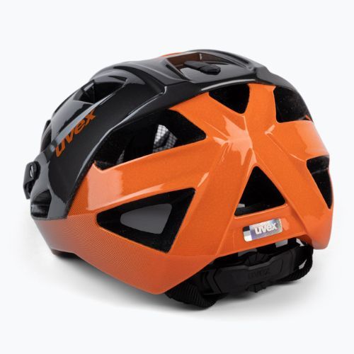 Casco da bicicletta UVEX Quatro titan arancione