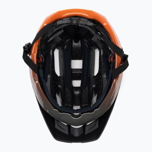 Casco da bicicletta UVEX Quatro titan arancione