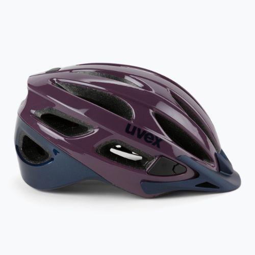Casco da bicicletta da donna UVEX True plum deep space