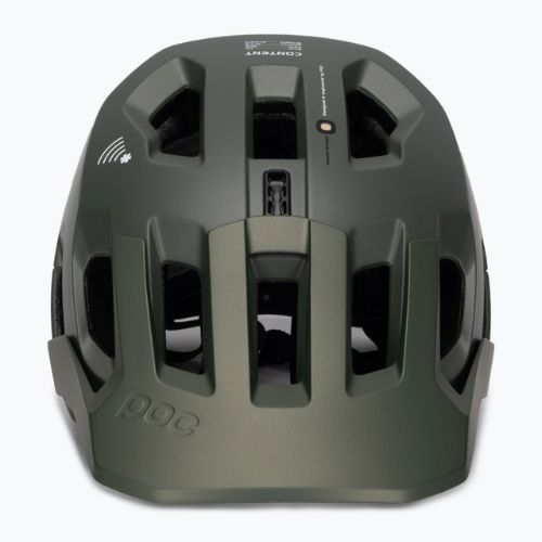POC Kortal Race MIPS casco da bici verde epidoto/nero uranio metallizzato/opaco