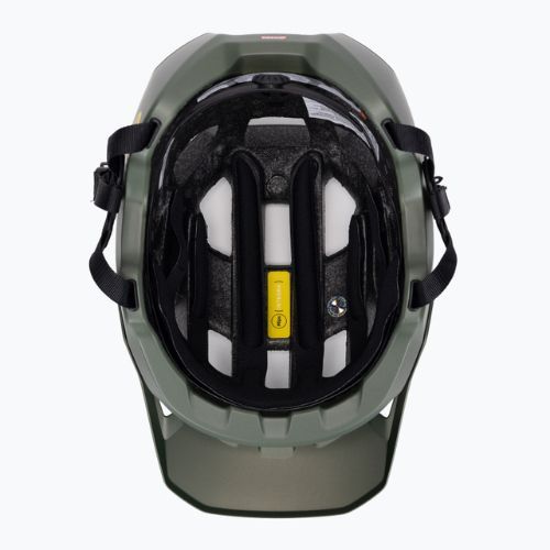 POC Kortal Race MIPS casco da bici verde epidoto/nero uranio metallizzato/opaco