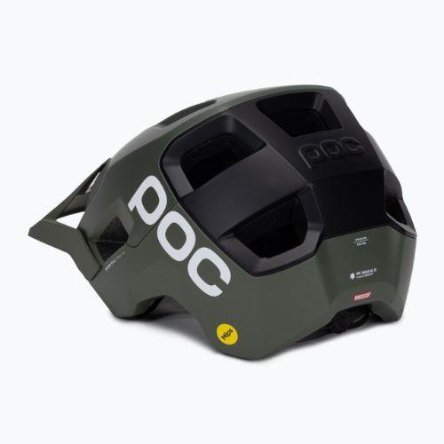 POC Kortal Race MIPS casco da bici verde epidoto/nero uranio metallizzato/opaco