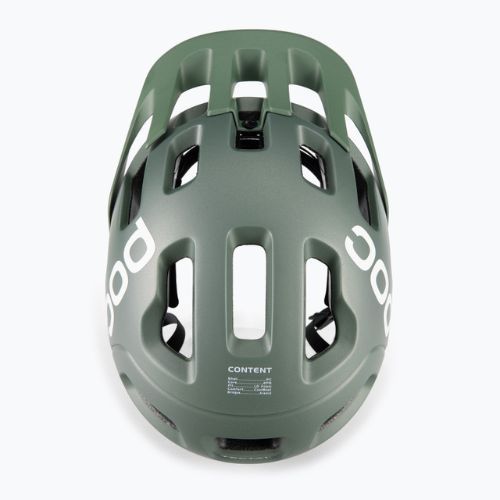 Casco da bici POC Tectal verde epidoto metallizzato/opaco
