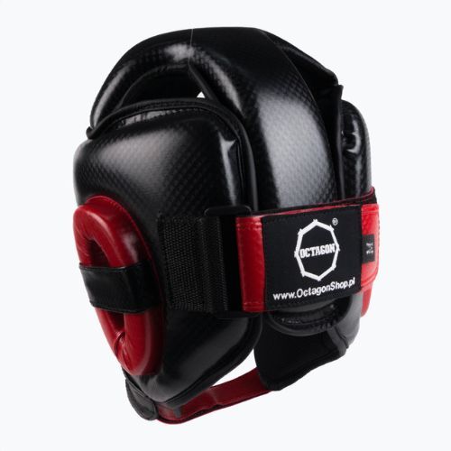 Casco da boxe Octagon Plain rosso