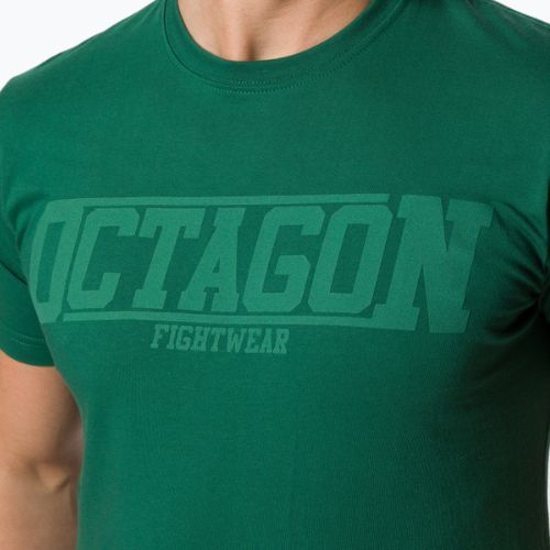 Maglietta Octagon Fight Wear da uomo verde bottiglia