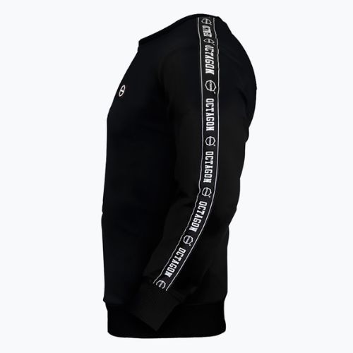 Felpa Octagon Stripe uomo nero