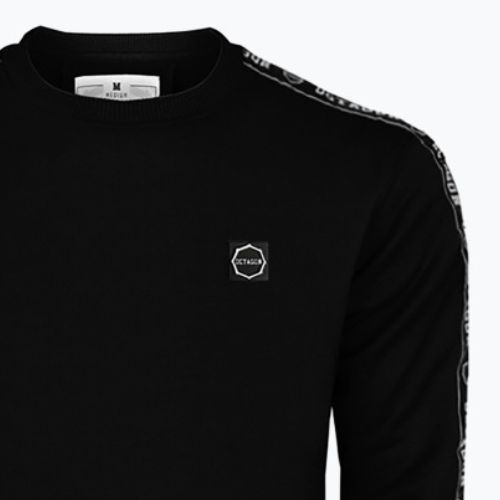 Felpa Octagon Stripe uomo nero