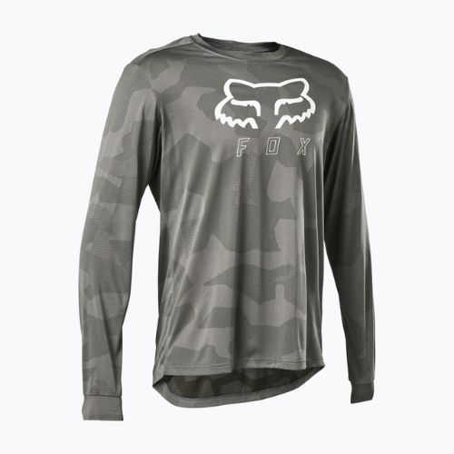 Maniche lunghe ciclismo uomo Fox Racing Ranger Tru Dri grigio