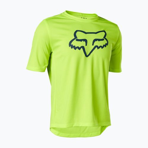 Maglia da ciclismo Fox Racing Ranger giallo fluorescente per bambini