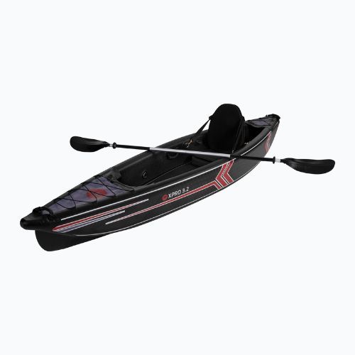Pure4Fun Dropstitch 1 P nero/rosso/bianco kayak gonfiabile ad alta pressione