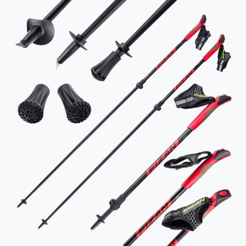 Bastoncini da nordic walking Fizan Revolution PRO rosso