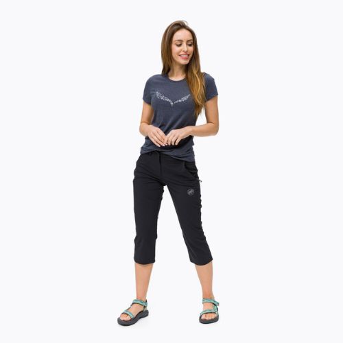 Pantaloni da trekking da donna Mammut Runbold 3/4 nero