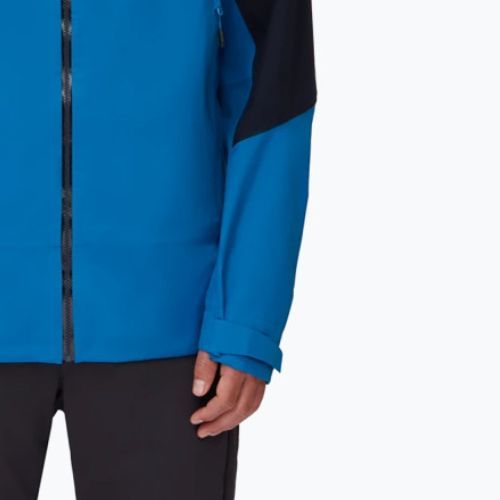 Mammut Convey Tour HS Giacca antipioggia da uomo con cappuccio ice marine