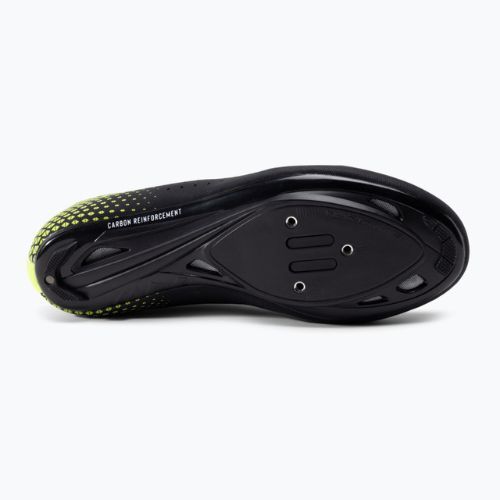 Northwave Core Plus 2 scarpe da strada uomo nero/giallo fluo
