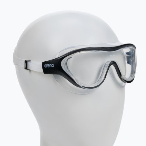 Arena The One Mask maschera da nuoto chiara/nera/trasparente