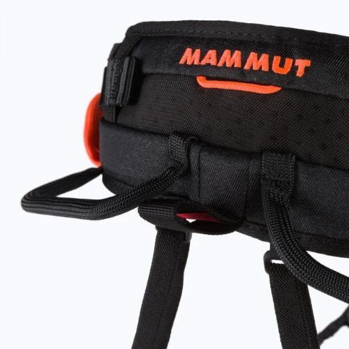 Imbracatura da arrampicata Mammut Ophir 4 Slide nera/arancione di sicurezza