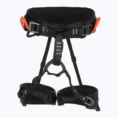 Imbracatura da arrampicata Mammut Ophir 4 Slide nera/arancione di sicurezza
