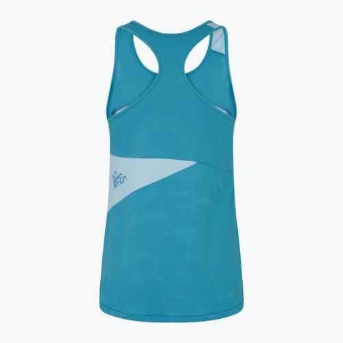 Maglietta da arrampicata La Sportiva Charm Tank topazio celeste donna