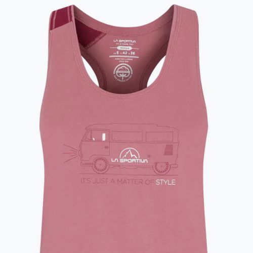 Maglietta da arrampicata donna La Sportiva Van Tank blush