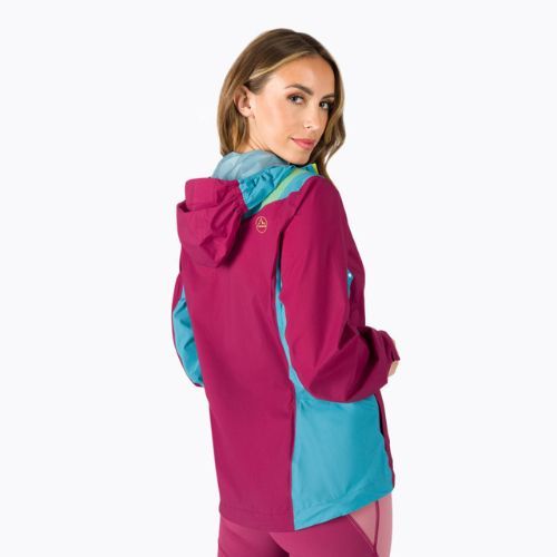 Giacca softshell La Sportiva donna Discover red plum topaz