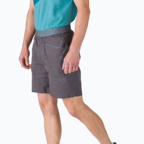 Pantaloncini da arrampicata La Sportiva Esquirol da uomo in carbon ardesia