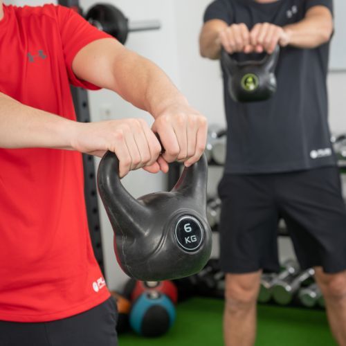 Kettlebell 6 kg Pure2Improve nero P2I202090