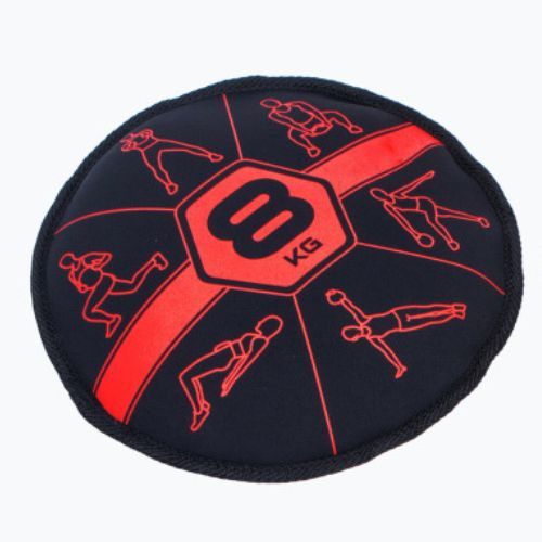 Pure2Improve Sandbell 8kg nero e rosso P2I201240