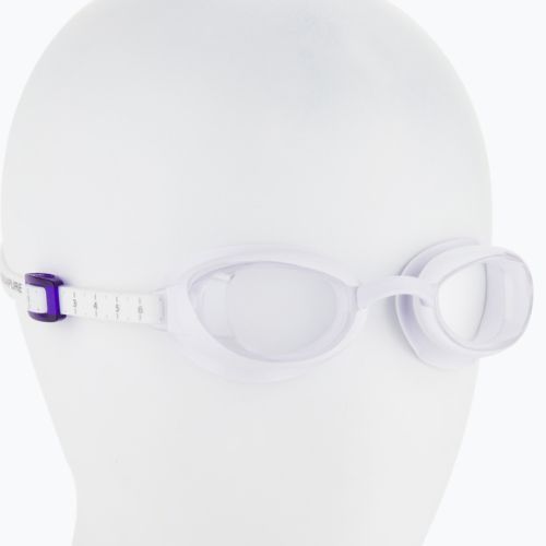 Occhialini da nuoto Speedo Aquapure Female bianco/viola/chiaro