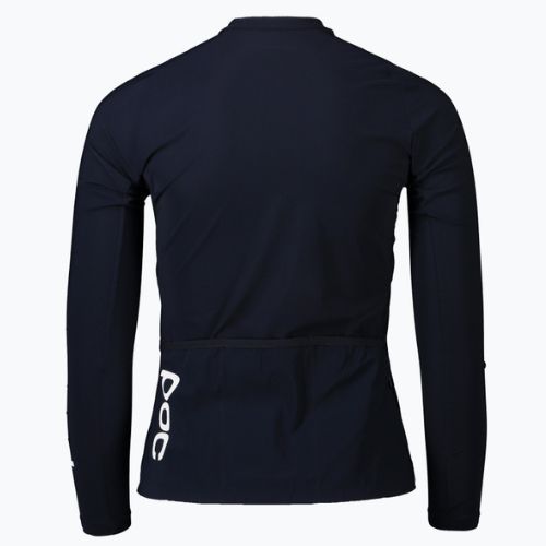 Maniche lunghe ciclismo donna POC Essential Road navy nero