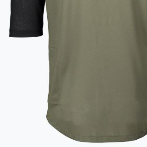 Maglia ciclismo POC MTB Pure 3/4 verde epidoto/nero uranio da uomo
