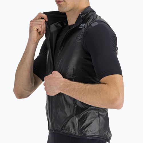 Gilet da ciclismo Sportful Hot Pack Easylight da uomo, nero
